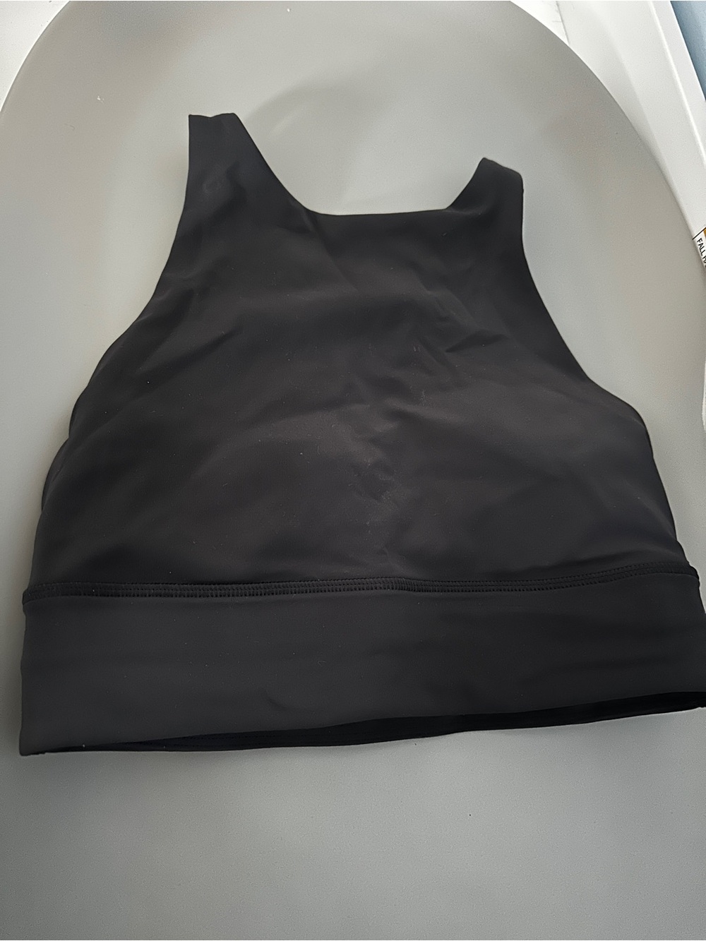 Lululemon Black Women's High-Neck Energy Longline Bra